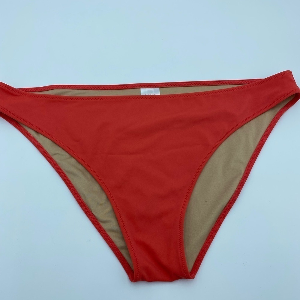 Shade & Shore XL (16-18) Burnt Orange High‎ Leg Extra Cheeky Bikini Swim Bottoms